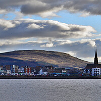 Buy canvas prints of Largs seafront by Allan Durward Photography