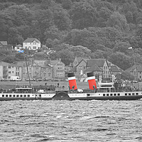 Buy canvas prints of PS Waverley en route Largs to Millport by Allan Durward Photography