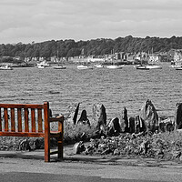 Buy canvas prints of Millport bench, Great Cumbrae, North Ayrshire by Allan Durward Photography
