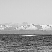 Buy canvas prints of Beautiful Arran`s mountains snow covered by Allan Durward Photography