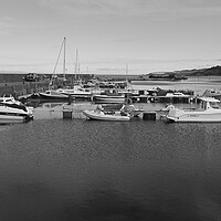 Buy canvas prints of Maidens harbour mono by Allan Durward Photography