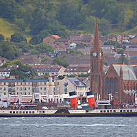 Buy canvas prints of PS Waverley at Largs, Scotland by Allan Durward Photography