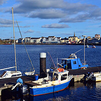 Buy canvas prints of Irvine harbour Ayrshire by Allan Durward Photography