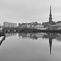 Buy canvas prints of Down by the river, Ayr Scotland by Allan Durward Photography