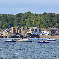 Buy canvas prints of Millport yachts by Allan Durward Photography