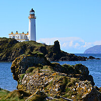 Buy canvas prints of Turnberry lighthouse and Ailsa Craig by Allan Durward Photography