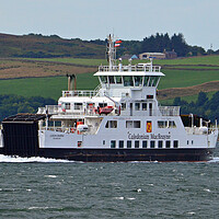 Buy canvas prints of Cal Mac ferry MV Loch Shira by Allan Durward Photography