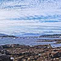 Buy canvas prints of Millport, rocky beach view by Allan Durward Photography