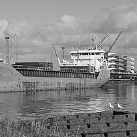 Buy canvas prints of Busy scene at Ayr harbour by Allan Durward Photography