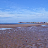 Buy canvas prints of South beach sands, Troon, Ayrshire by Allan Durward Photography