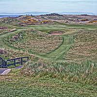Buy canvas prints of Postage Stamp 8th at Royal Troon by Allan Durward Photography