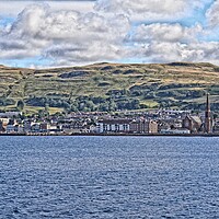 Buy canvas prints of Largs, Scotland as viewed from Great Cumbrae by Allan Durward Photography