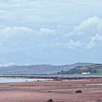 Buy canvas prints of Seamill beach, North Ayrshire, Scotland. by Allan Durward Photography