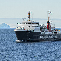 Buy canvas prints of The MV Isle of Arran and Ailsa Craig by Allan Durward Photography