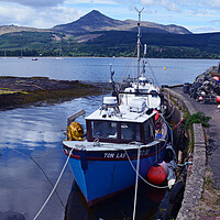 Buy canvas prints of Brodick fishing boats by Allan Durward Photography