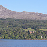 Buy canvas prints of Arrans Goat Fell and Brodick Castle by Allan Durward Photography