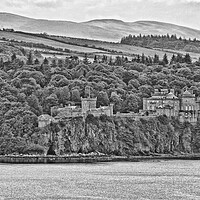 Buy canvas prints of  Culzean Castle (black&white abstract) by Allan Durward Photography