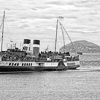 Buy canvas prints of PS Waverley entering Girvan harbour. Abstract  by Allan Durward Photography