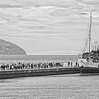 Buy canvas prints of PS Waverley berthed at Girvan by Allan Durward Photography