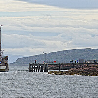 Buy canvas prints of PS Waverley berthing at Millport Keppel by Allan Durward Photography