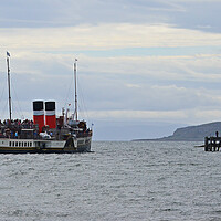 Buy canvas prints of PS Waverley about berth at Millport Keppel by Allan Durward Photography