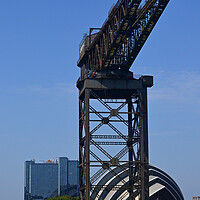 Buy canvas prints of Finnieston Crane and the Armadillo SEC by Allan Durward Photography