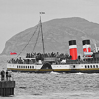 Buy canvas prints of PS Waverley out of Girvan by Allan Durward Photography
