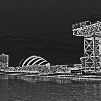 Buy canvas prints of Glasgow Clydeside (abstract) by Allan Durward Photography