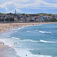 Buy canvas prints of Bondi beach, Sydney, NSW by Allan Durward Photography