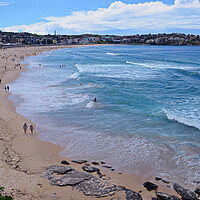 Buy canvas prints of Bondi beach overview by Allan Durward Photography