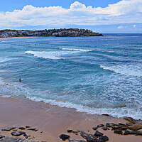Buy canvas prints of Beach scene at Bondi, Sydney, NSW by Allan Durward Photography