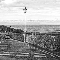 Buy canvas prints of Dunure harbour road (Abstract)  by Allan Durward Photography