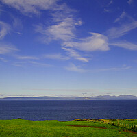 Buy canvas prints of South Ayrshire view of  picturesque Isle of Arran by Allan Durward Photography