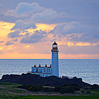 Buy canvas prints of A nice sky behind Turnberry lighthouse by Allan Durward Photography