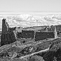Buy canvas prints of Dunure castle South Ayrshire by Allan Durward Photography