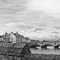 Buy canvas prints of Ayr, the river crossings by Allan Durward Photography