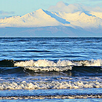 Buy canvas prints of Breaking waves at Ayr by Allan Durward Photography