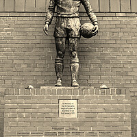 Buy canvas prints of John Greig statue at Ibrox stadium by Allan Durward Photography