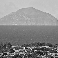 Buy canvas prints of Ailsa Craig and Prestwick by Allan Durward Photography