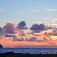 Buy canvas prints of Sunset over Turnberry lighthouse and Ailsa Craig by Allan Durward Photography
