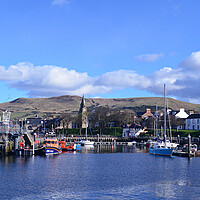 Buy canvas prints of Girvan harbour, South Ayrshire by Allan Durward Photography