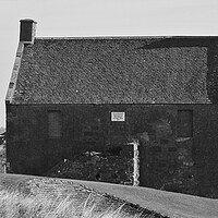 Buy canvas prints of Prestwick salt pan houses by Allan Durward Photography