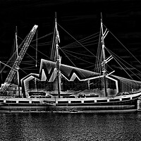 Buy canvas prints of Tall ship Glenlee on the River Clyde, Glasgow. by Allan Durward Photography