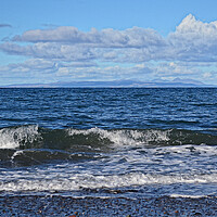 Buy canvas prints of Ayrshire seascape taking in Arran by Allan Durward Photography