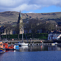 Buy canvas prints of Girvan harbour South Ayrshire by Allan Durward Photography