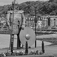 Buy canvas prints of Magnus the Viking statue, Largs by Allan Durward Photography
