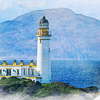 Buy canvas prints of Turnberry lighthouse and Ailsa Craig seascape by Allan Durward Photography