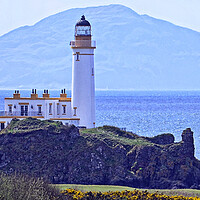 Buy canvas prints of Ship passing Turnberry lighthousa and Ailsa Craig by Allan Durward Photography