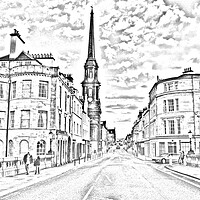 Buy canvas prints of Ayr town architecture by Allan Durward Photography
