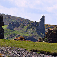 Buy canvas prints of Dunure Castle, South Ayrshire, Scotland by Allan Durward Photography